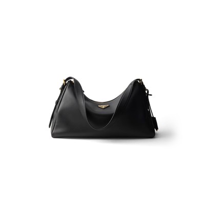 PRADA AIMÉE LARGE LEATHER SHOULDER BAG 1BC228 (39*23*12cm)